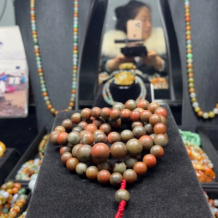 翡翠未镶嵌颈饰项链