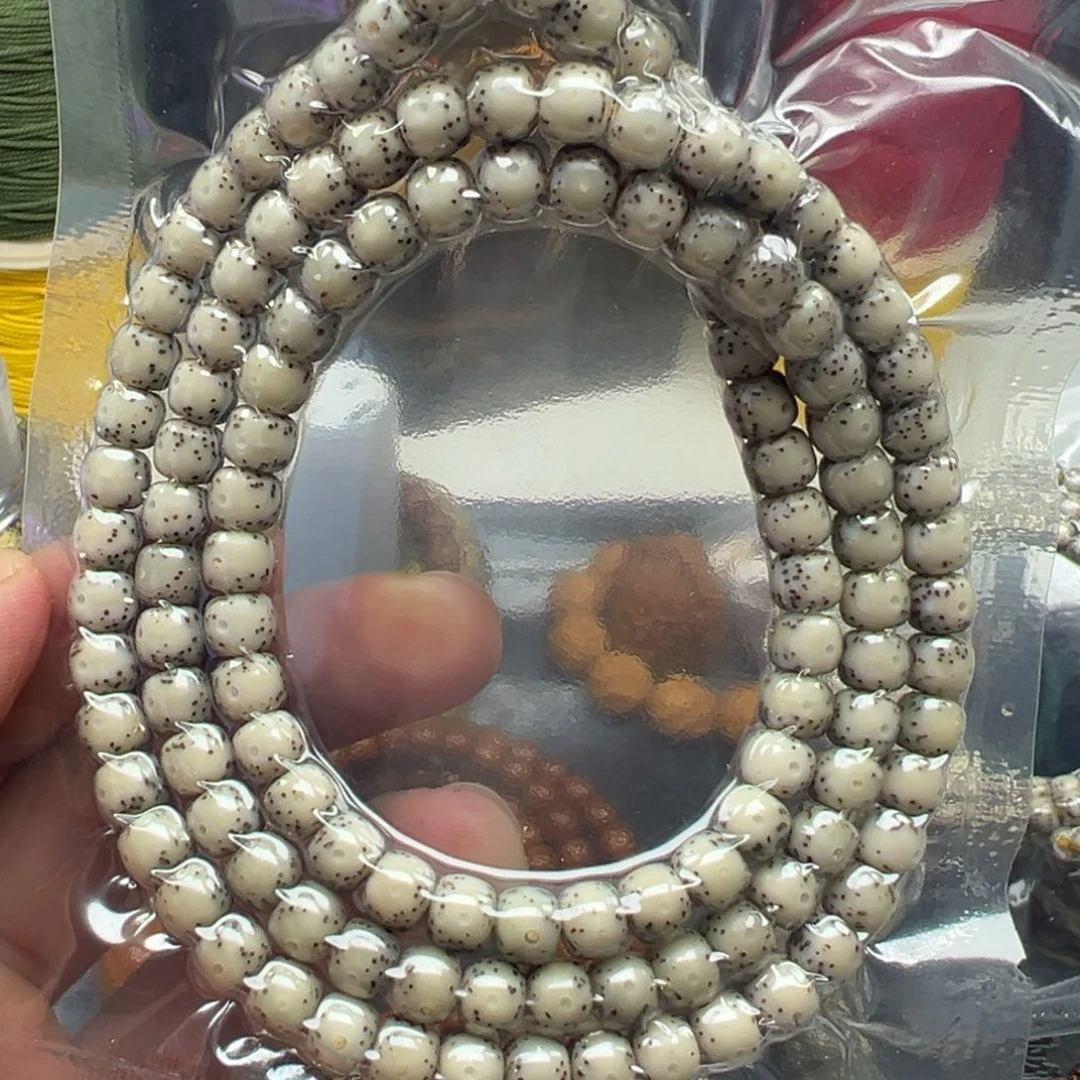 星月菩提吊坠星月7老型大留白