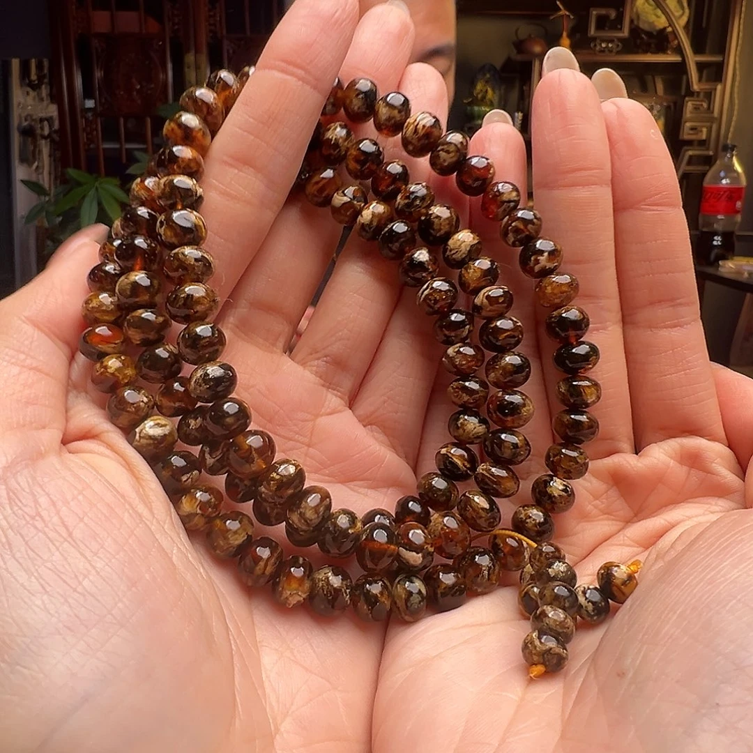 琥珀未镶嵌裸石抚顺琥珀20444八