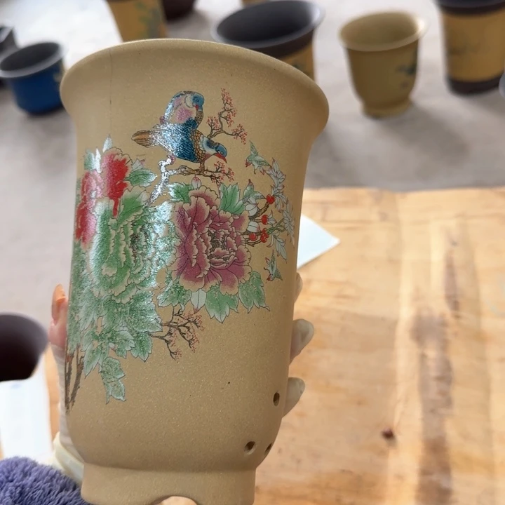 紫砂紫砂花盆s d f g g h