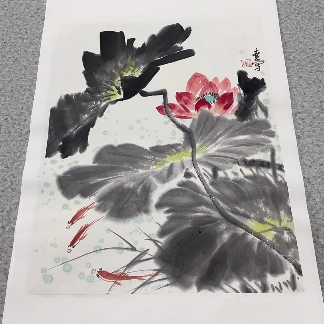 国画1.4平尺国画作品