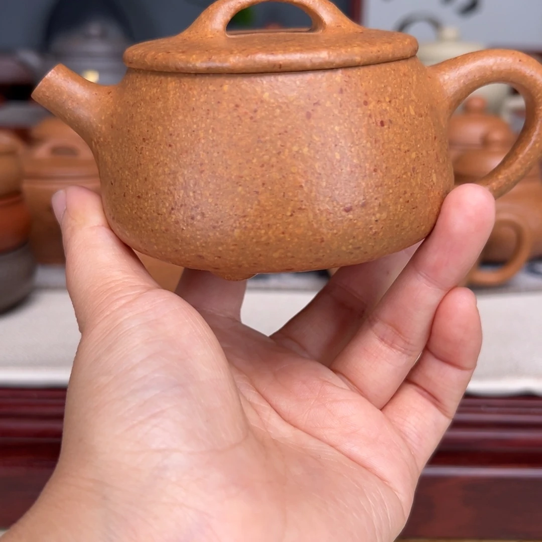 紫砂茶壶梨皮黄的200