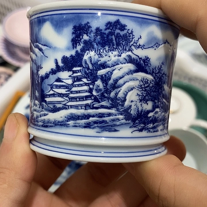 陶摆件景德镇陶瓷主人杯2344