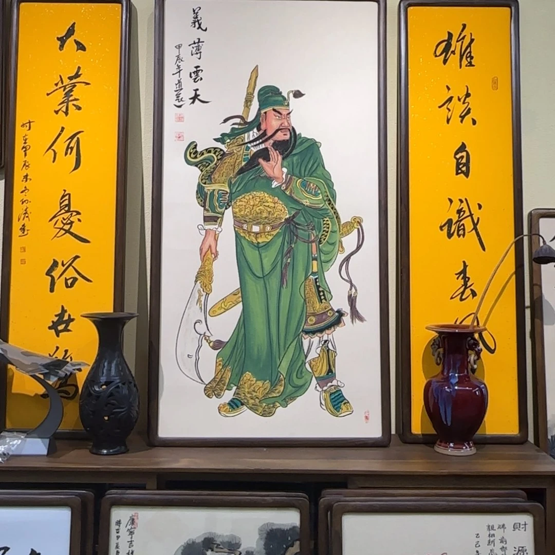 国画j****s阿冲的字画是什么