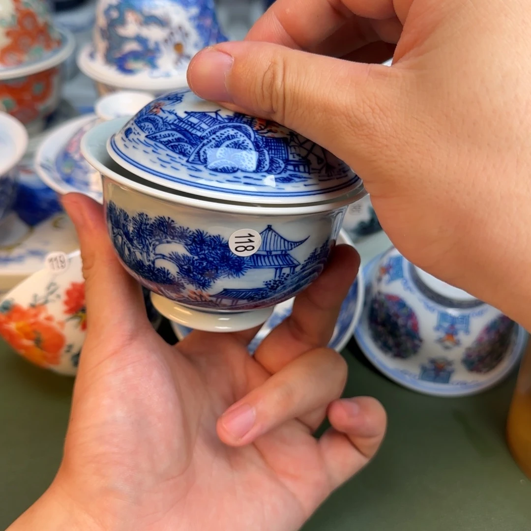 彦祖纯手工手绘茶具118