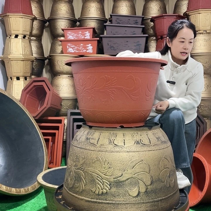 圆盆红色六零两个