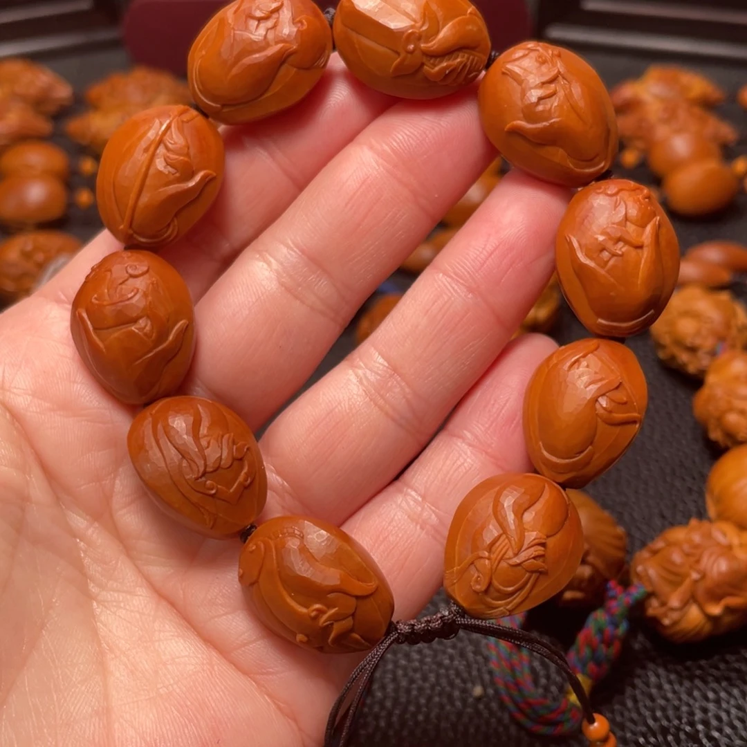 手串/手链橄榄核1.7铁核纯刀铲观音佛手