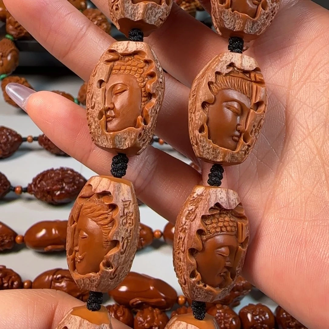 手串橄榄核水晶核一念手持