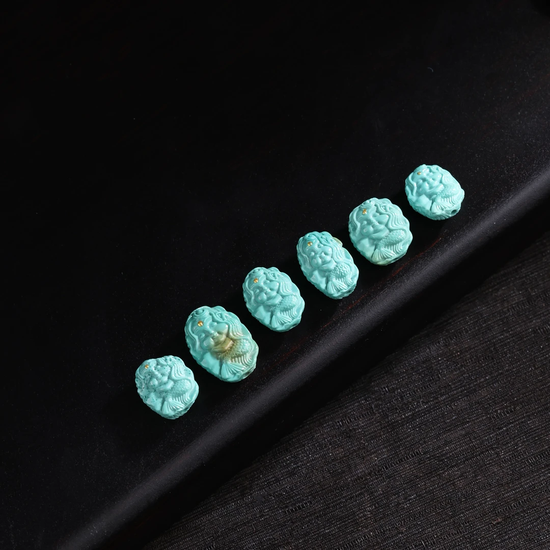 【举石严选】H0718-3793-42绿松石吊坠（一件/多样性发）R