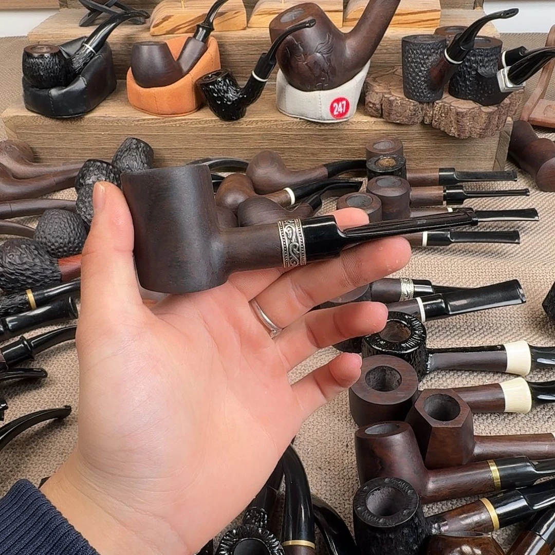 ***ㅤ黑檀木黑檀木手工烟斗