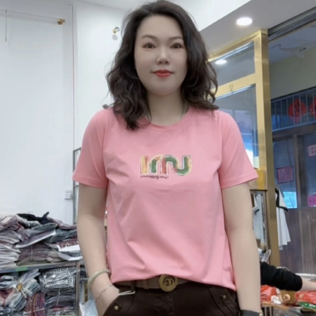 【芬芬家】2025春季新款时尚百搭休身显瘦T恤88803
