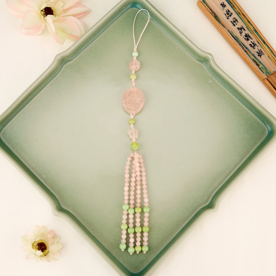 风雪初晴 铜合金项链 半洛香压襟气质轻奢古风仙女手工汉服配饰