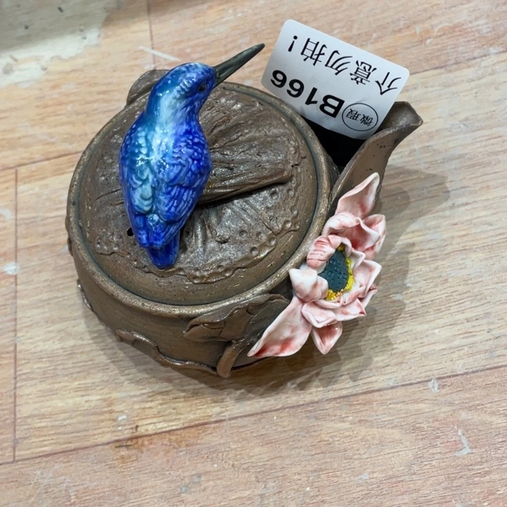 手工制作陶瓷茶具茶杯青蛙