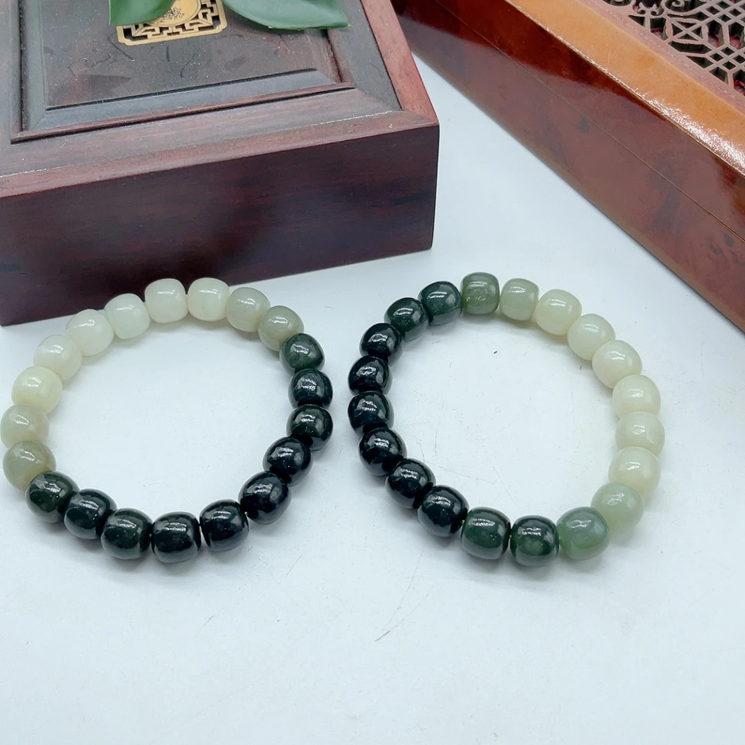 和田玉渐变手串卡10(拍一发一多样性发货)