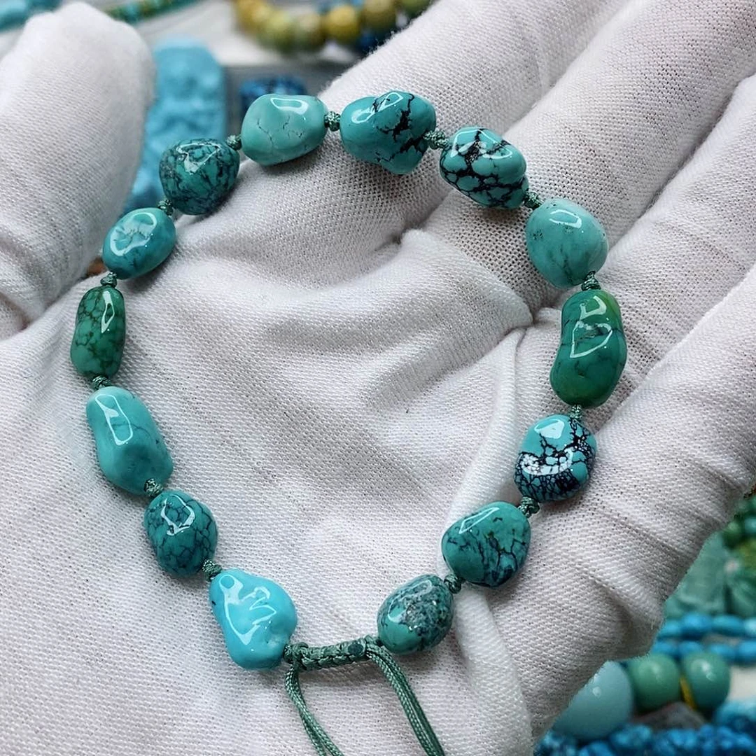 绿松石珠宝奇石未镶嵌小*