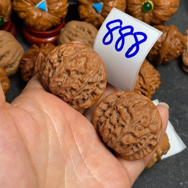 文玩核桃把件39宫灯888