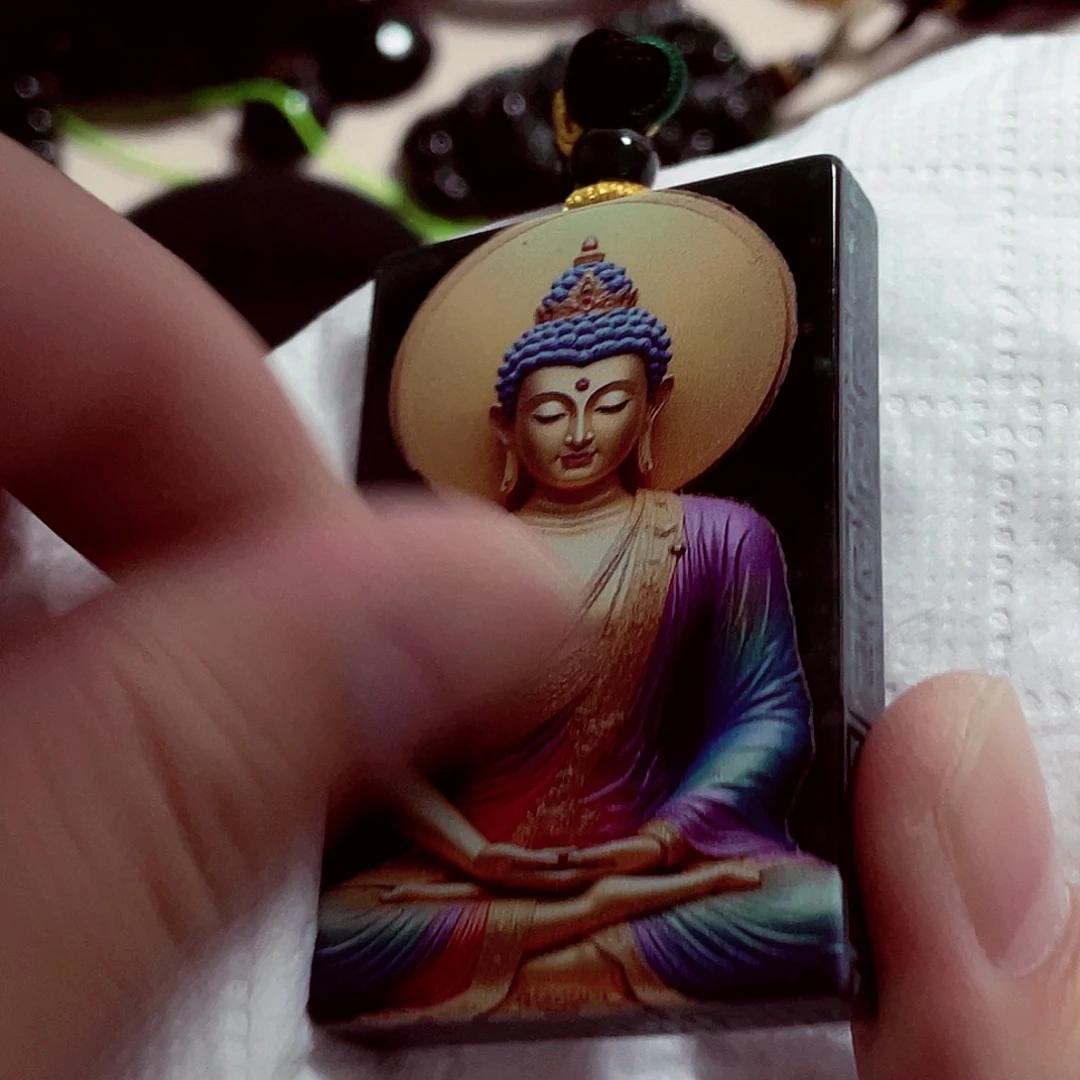 翡翠未镶嵌颈饰先鉴后发一物一证