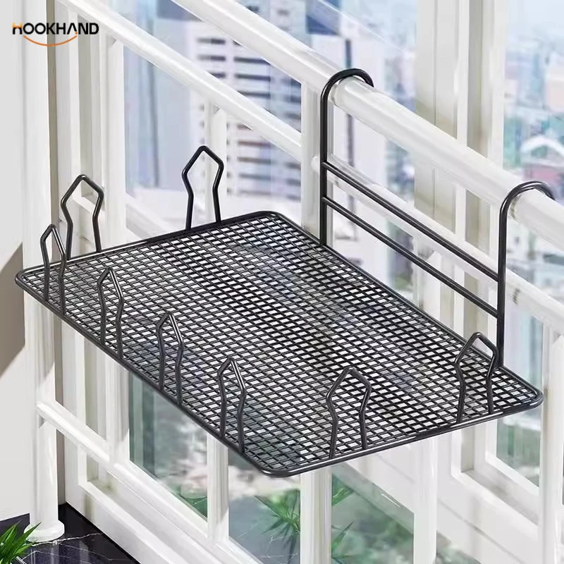阳台晒鞋架防盗窗护栏窗外晾鞋架子窗台室外家用简易悬挂晒鞋神器