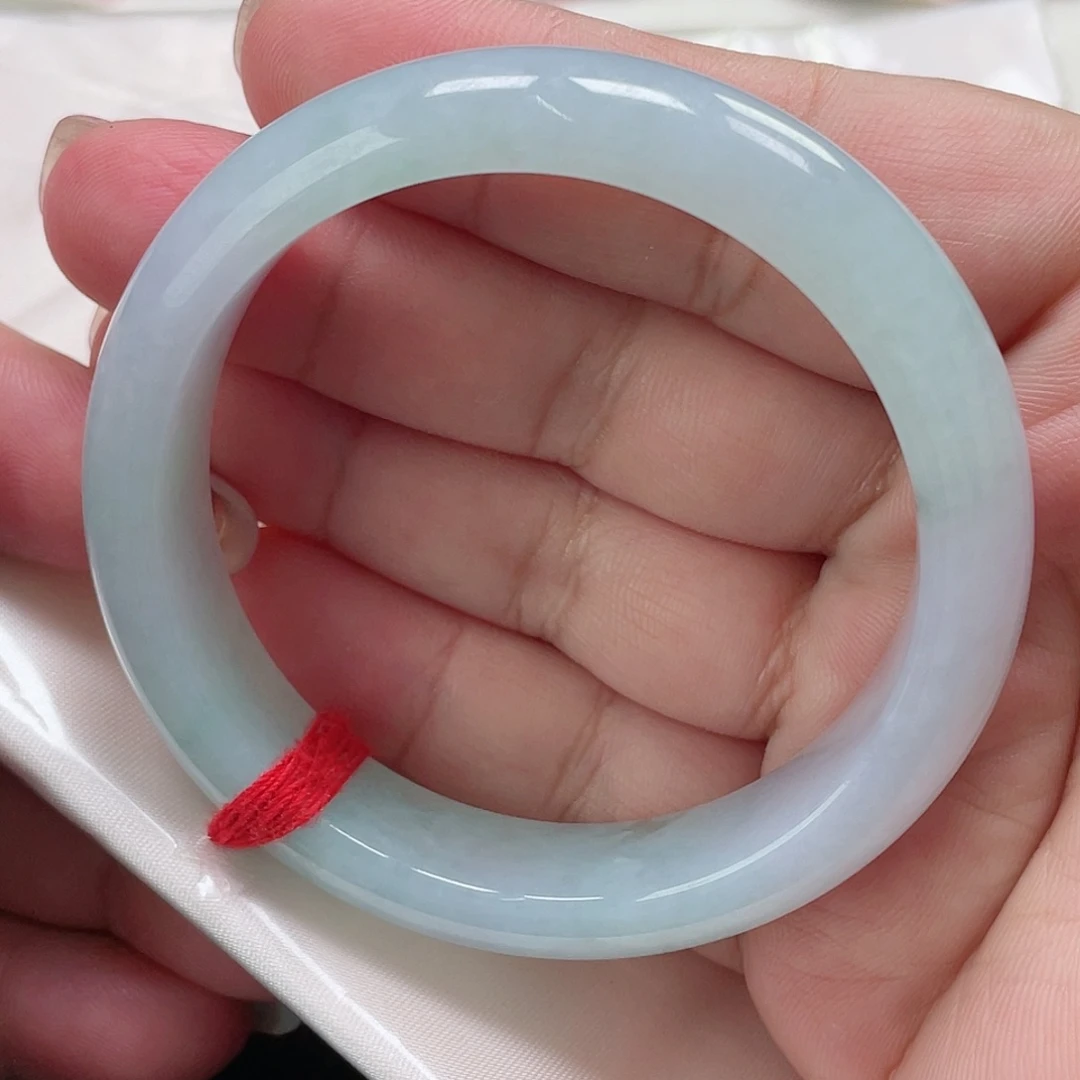未镶嵌手镯翡翠缅甸翡翠手镯54圈