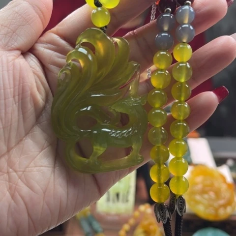 岫玉挂件未镶嵌挂件