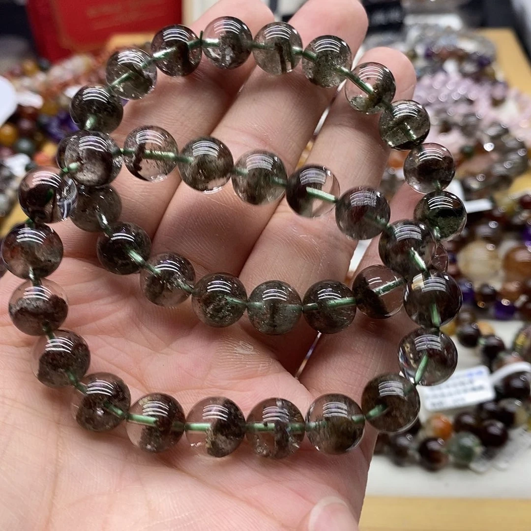 水晶手链未镶嵌多样性发货发一条