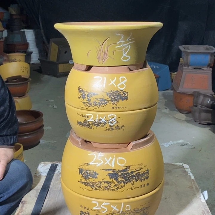 紫砂花盆紫砂紫砂