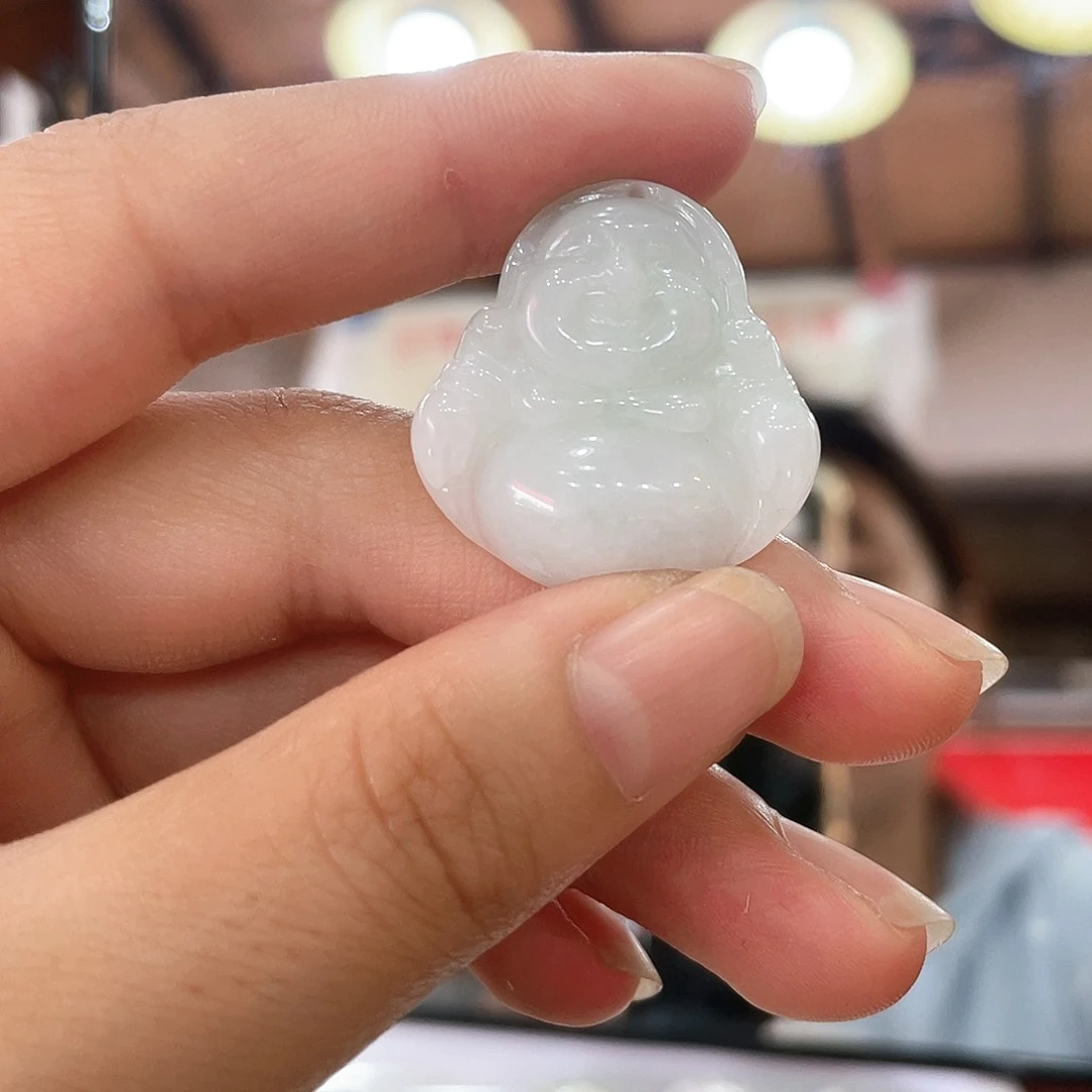 翡翠挂件未镶嵌佛公