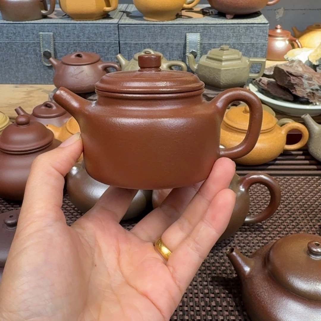 朱泥茶壶130毫升左右