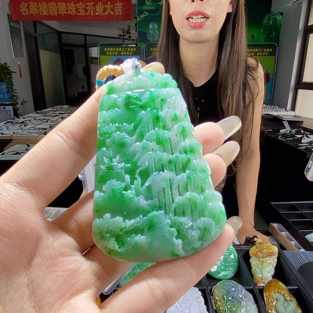 颈饰未镶嵌翡翠翡翠