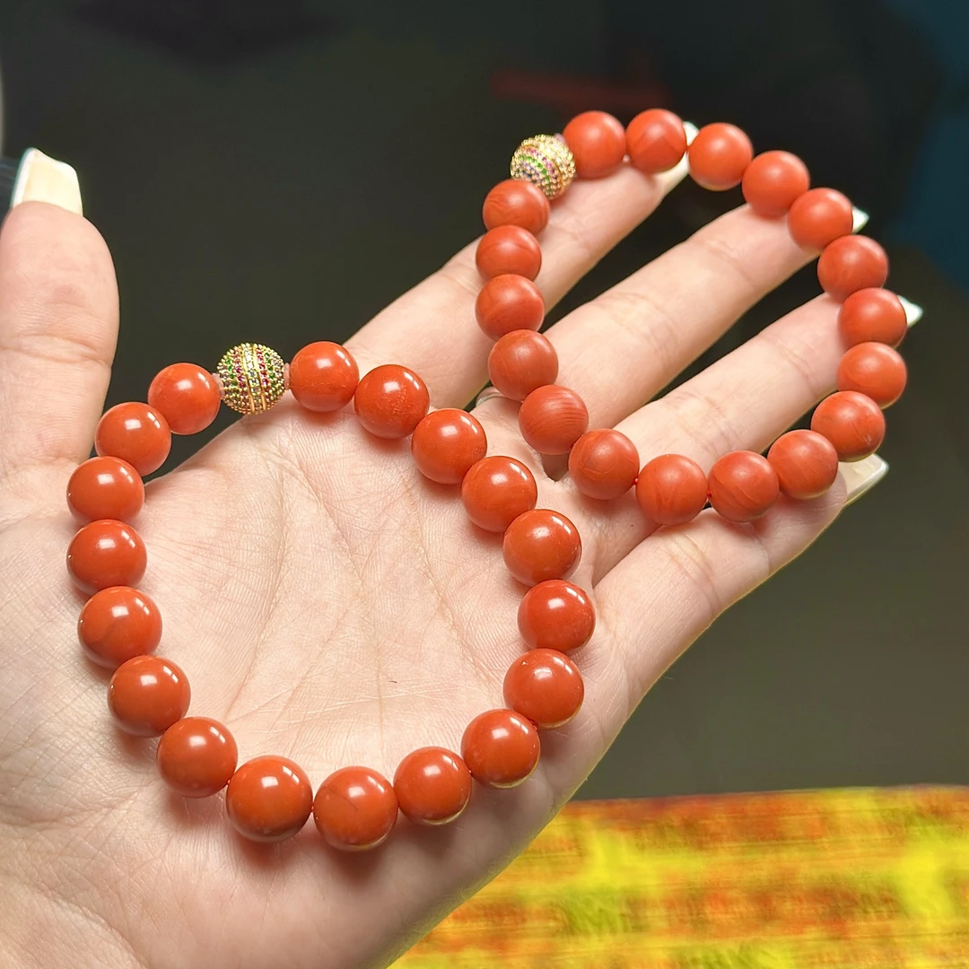 【ZY】南红玛瑙DIY手串-约10mm（多样性发其一）