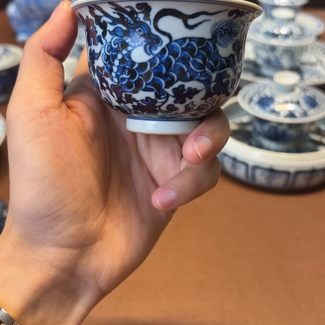 杯子景德镇手绘茶具