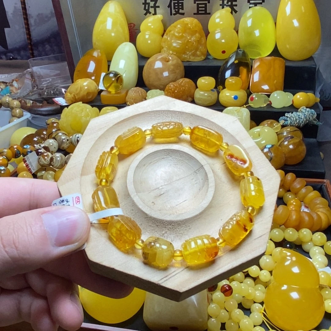 裸石琥珀未镶嵌蜜蜡