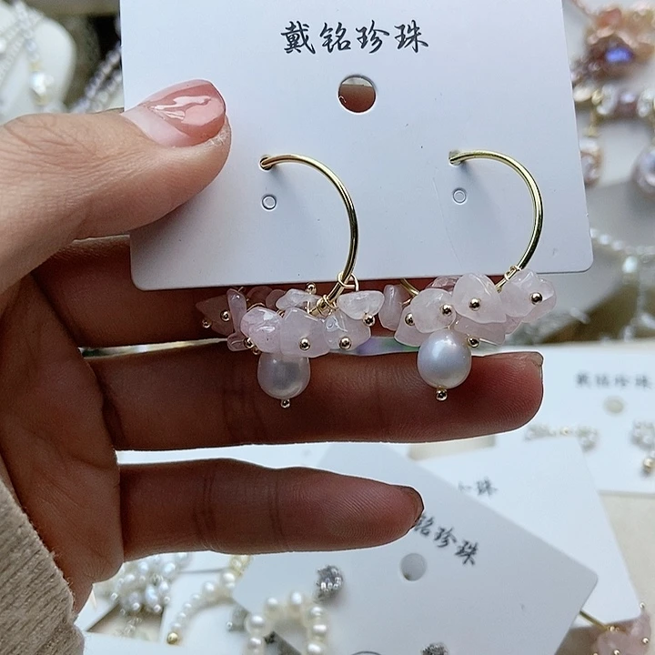 淡水珍珠颈饰银S925镶嵌