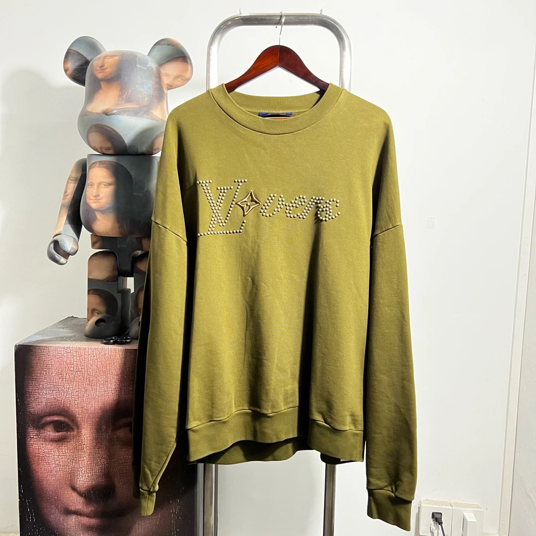 未使用 LouisVuitton/路易威登 菲董串珠卫衣 V0722尺码XL胸围67