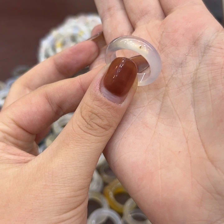 玛瑙/玉髓合金戒指73港18