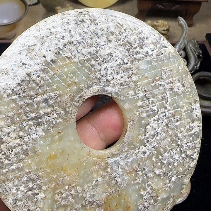 我***宝和田玉未镶嵌挂件器形美观大方