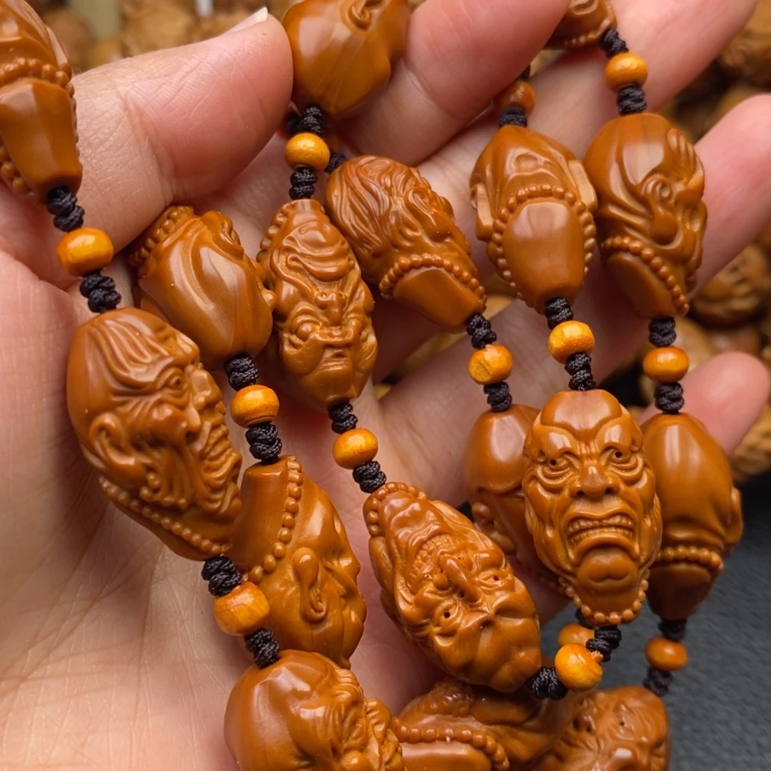 橄榄核吊坠十八罗汉脖挂