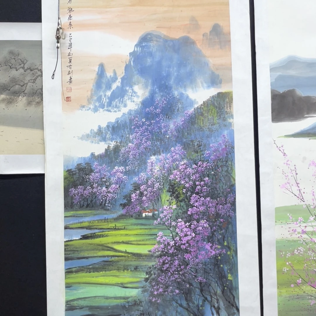 A****国画手绘国画，精品山水，