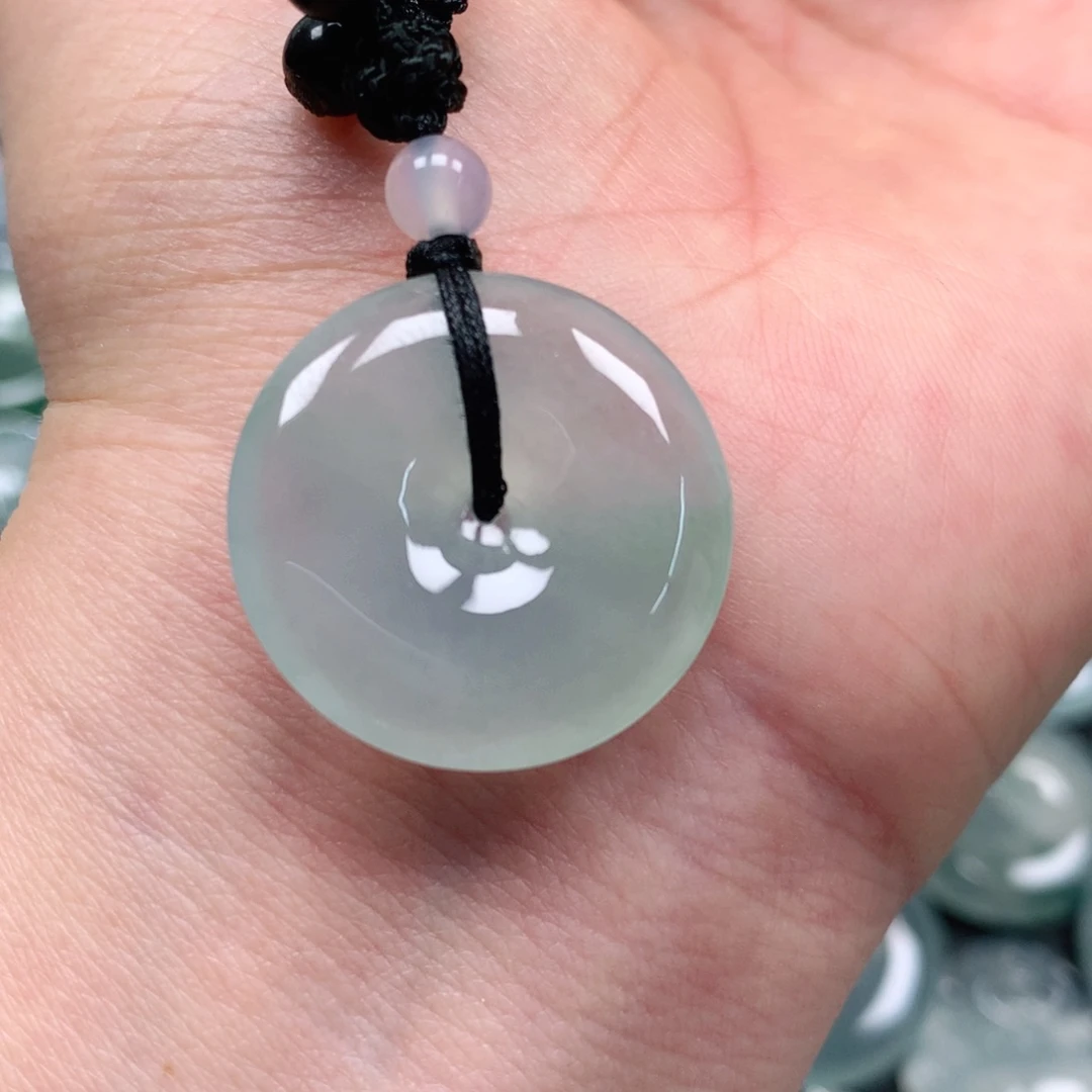 颈饰未镶嵌翡翠天然翡翠