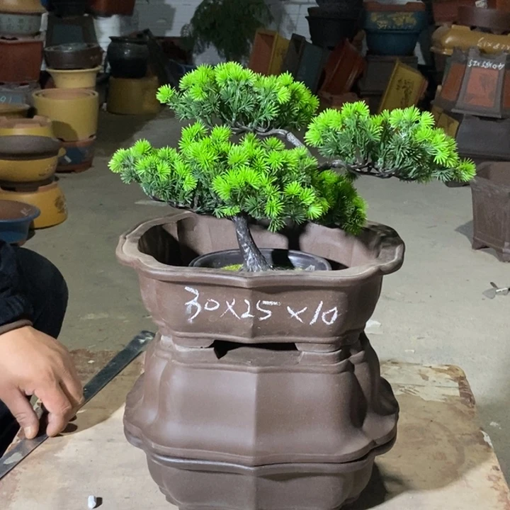 紫砂花盆紫砂紫砂