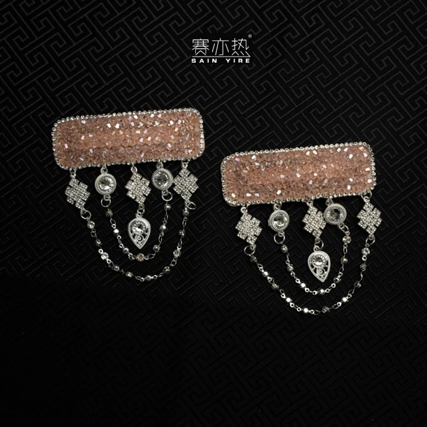 【赛亦热】（51）纯手工民族饰品流苏款掰掰夹