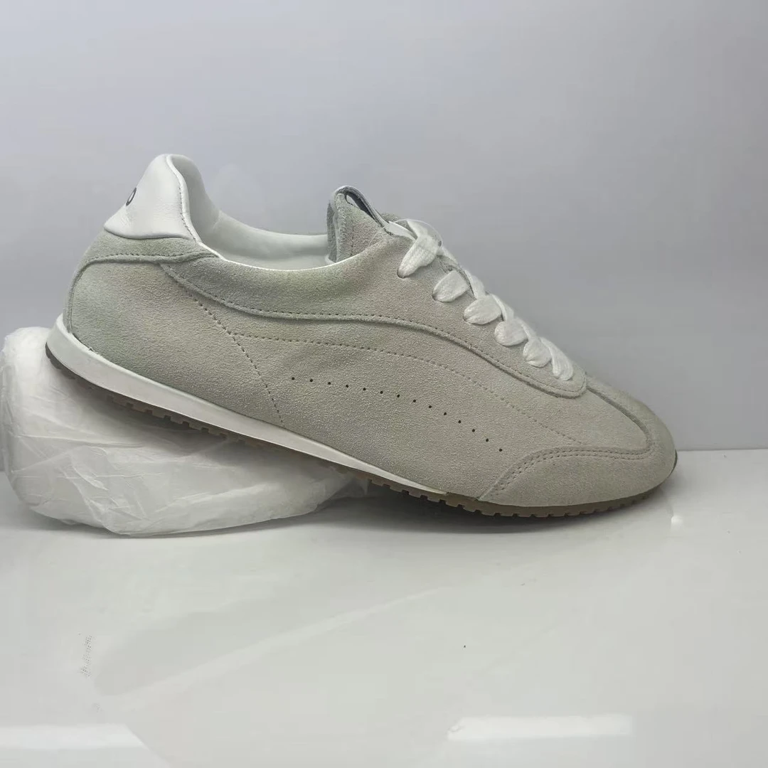 2025秋冬情侣爆款百搭时尚运动休闲复古加绒薄底德训鞋AL-OAK（跑）