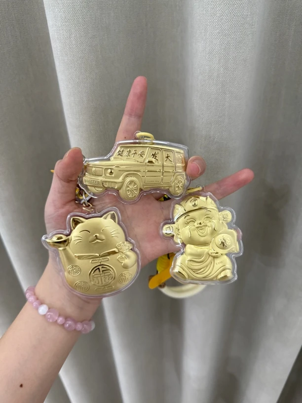 可爱胖福胖猫猫财神爷大G挂件礼物钥匙扣