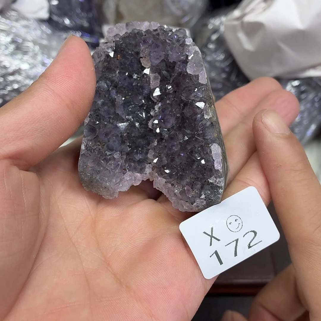 未镶嵌摆件紫晶水晶