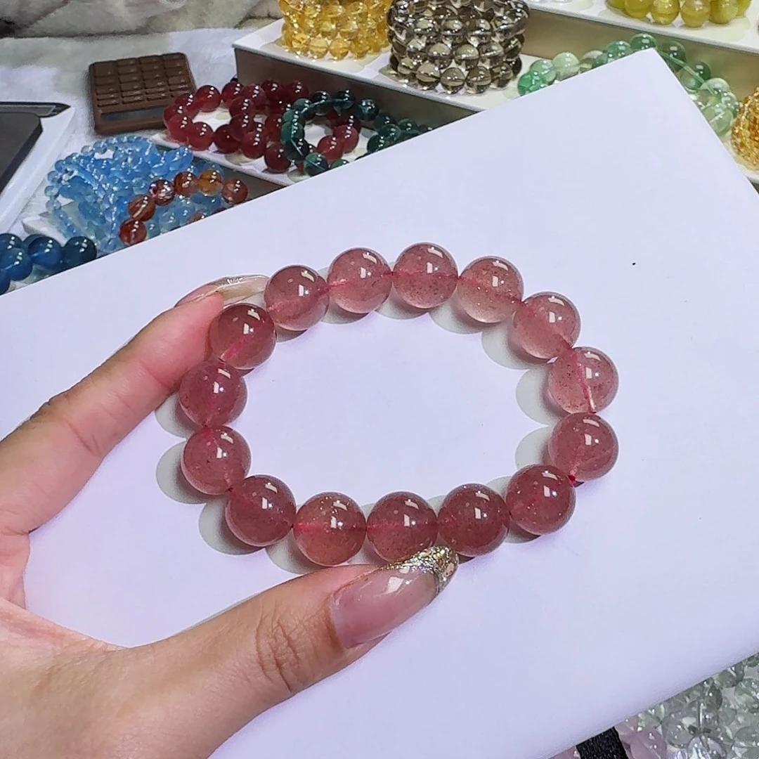 水晶手链未镶嵌?****）草莓晶14