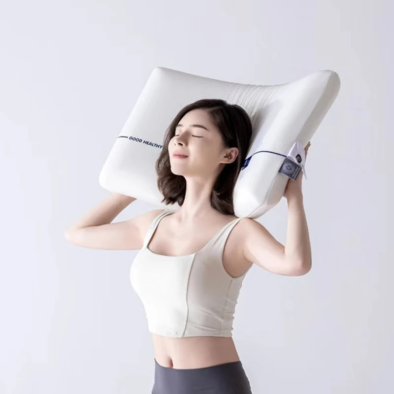 云感零压力枕双拼深睡眠记忆棉枕芯慢回弹护颈柔软舒眠枕头酒店同