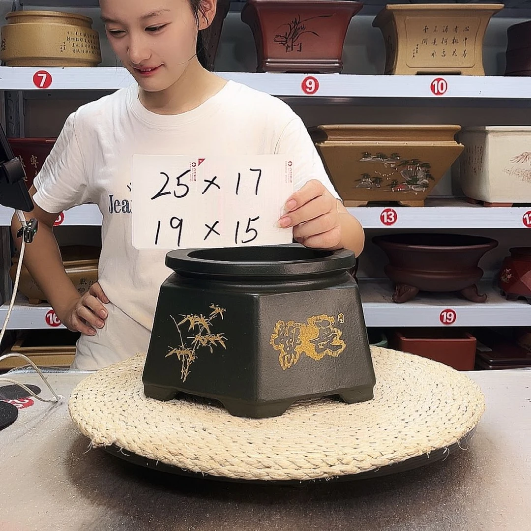 紫砂花盆紫砂花盆