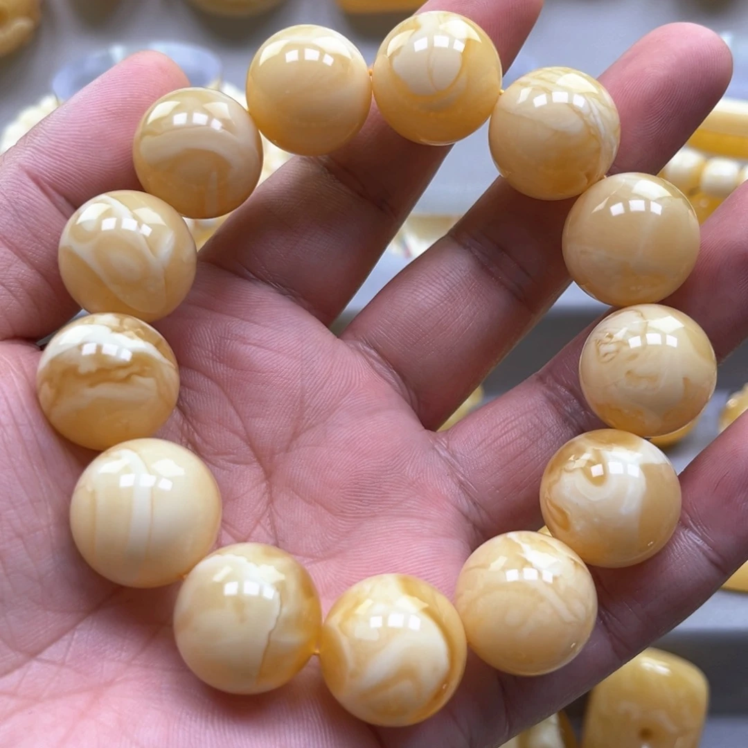 琥珀手链未镶嵌手串