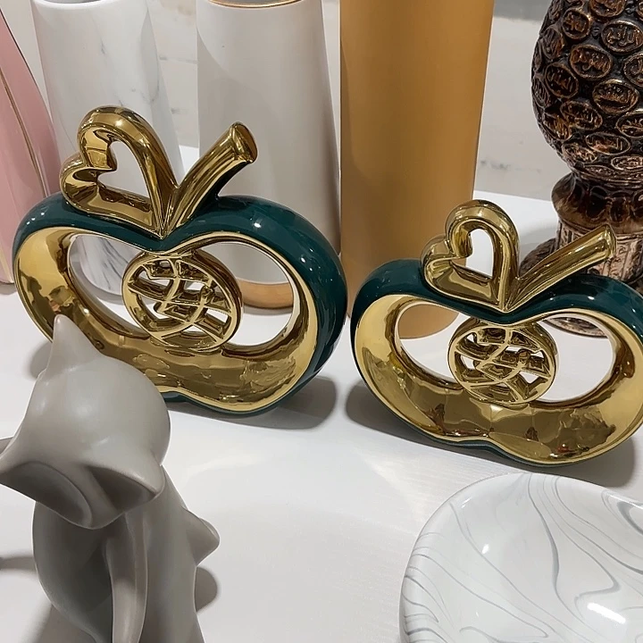 陶瓷绿色平安两件套