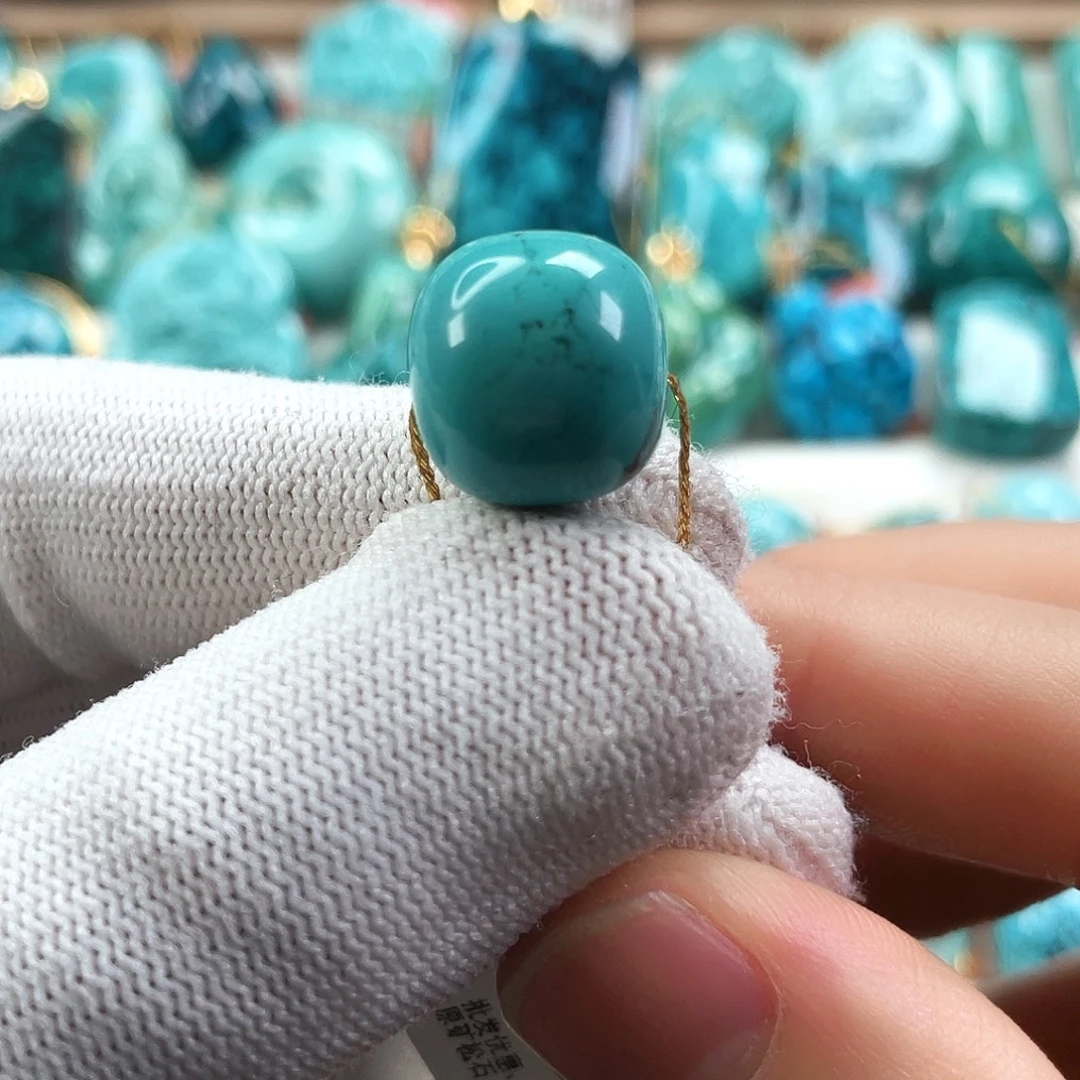 绿松石未镶嵌车挂直径14